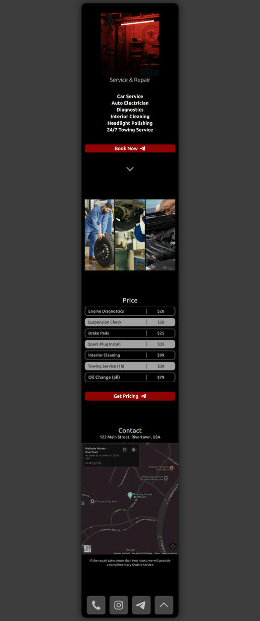 Car Repair Demo- DigitPres Car Repair website demo by DigitPres